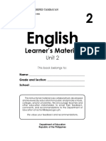 Grade 2 English LM PDF