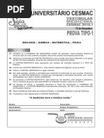 2º Dia Prova 1 Cesmac Medicina 2016.11 PDF