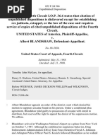 United States v. Albert Blandshaw, 852 F.2d 566, 4th Cir. (1988)