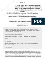 United States v. James York Snyder, 30 F.3d 132, 4th Cir. (1994)