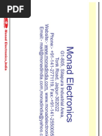 Monad S Type Loadcell