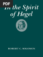 SOLOMON, Robert. in The Spirit of Hegel PDF