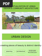 Contextualization of Urban Design & Community Architecture