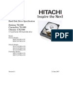 Hard Disk Drive Specification