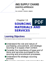 Coyle Chapter 13 SOURCING MATERIALS AND SERVICES 9e PowerPoint Slides