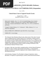 National Labor Relations Board v. Carolina Natural Gas Corporation, 386 F.2d 571, 4th Cir. (1967)