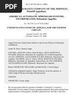 Hartford Insurance Company of The Midwest v. American Automatic Sprinkler Systems, Incorporated, 201 F.3d 538, 4th Cir. (2000)