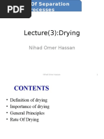 Lecture 8 - Drying