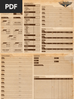 Mutant Chronicles Character Sheets (High Res)