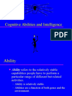 Cognitive Abilities and Intelligence