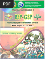 2016 - 17 District BSP GSP Joint Camporal Aug 25 27 2016