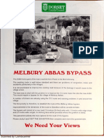 Melbury Abbas Consultation 1989