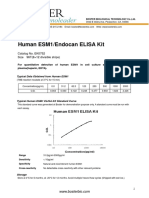 Human ESM1/Endocan ELISA Kit: Catalog No. EK0752 Size 96T (8×12 Divisible Strips)