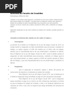 Solicitud de Pensión de Invalidez