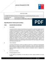 Especificaciones Técnicas Generales Alerce - Ampliación