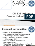 Introduction and Basic Concepts of Advance Geotechnical Design