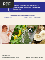 Revista Peruana de Divulgacion Cientifica en Genetica y Biologia Molecular PDF