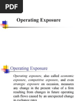 Operating Exposure