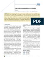 Drug Delivery Using Stimuli-Responsive Polymer Gel Spheres