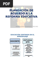 Planeación de Acuerdo A La Reforma Educativa