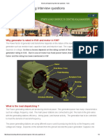 Electrical Engineering Interview Questions: Why Generator Is Rated in KVA and Motor in KW?