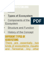 Types of Ecosystem