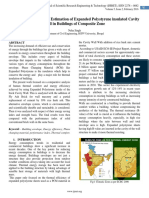 Thermal Effect and Cost Estimation of Expanded Polystyrene Insulated Cavity Wall in Buildings of Composite Zone