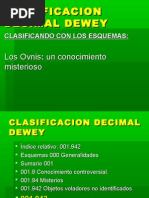 Clasificacion Decimal Dewey Esquemas y Subdivision Comunes