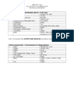 Technical Specification: Wall Mounted, Split AC, 1.5 TR 3 Star