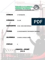 Levantamiento Topográfico Con Brújula