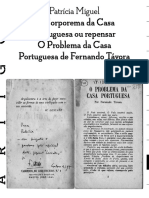 O Corporema Da Casa Portuguesa, Ou Repensar O Problema Da Casa Portuguesa de Fernando Távora