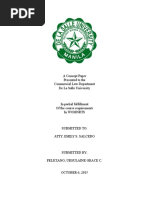 A Concept Paper Presented To The Commercial Law Department de La Salle University