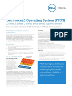 Dell Force10 FTOS Spec Sheet