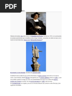 Perfil Histórico Cristobal Colon