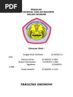 Diferensial Dan Aplikasinya Dalam Ekonomi