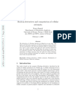 Boolean Derivatives and Computation of Cellular Automata