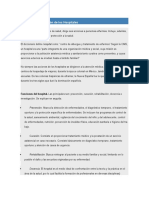 Función y Clasificación de Los Hospitales