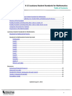 Louisiana Student Standards For K 12 Math PDF