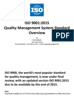 Iso 9000 2015 Asq 711 Presentation 08 19 15