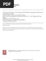 An Empirical Investigation of User Requirements Elicitation, Comparing The Effectiveness of Prompting Techniques