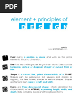 Element + Principles Of: Design