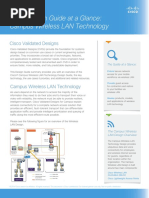 Cisco Design Guide at A Glance: Campus Wireless LAN Technology