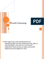 Profit Planning