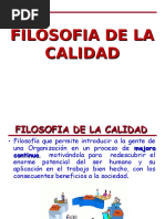 Propulsores y Folosofia de La Calidad