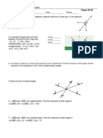 SP Pairs of Angles