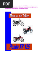 Honda XR 125 Manual de Taller