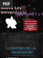 Ley Universitaria Capitulos 7 y 8