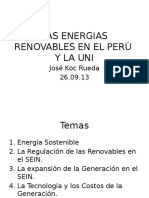 La Uni y Las Energias Renovables