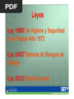 Factores de Riesgo - Leyes 19587 y 24557