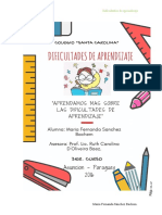 Dificultades de Aprendizaje